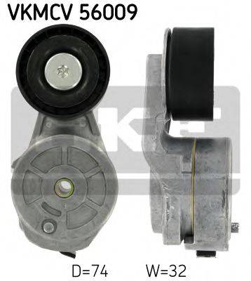 SKF VKMCV56009 Натяжний ролик, полікліновий ремінь