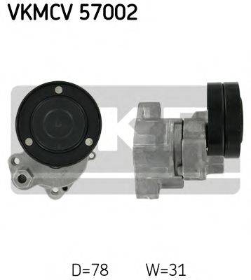 SKF VKMCV57002 Натяжний ролик, полікліновий ремінь