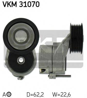 SKF VKM31070 Натяжний ролик, полікліновий ремінь