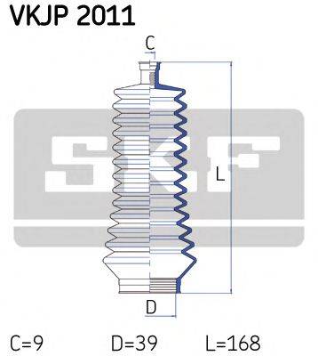 SKF VKJP2011 Комплект пильника, рульове керування