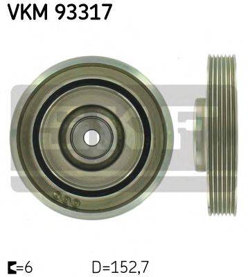 SKF VKM93317 Ремінний шків, колінчастий вал