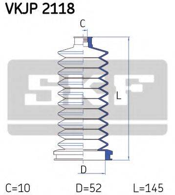 SKF VKJP2118 Комплект пильника, рульове керування