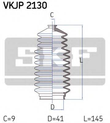 SKF VKJP2130 Комплект пильника, рульове керування