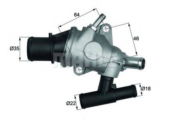 BEHR TH2988 Термостат, охолоджуюча рідина