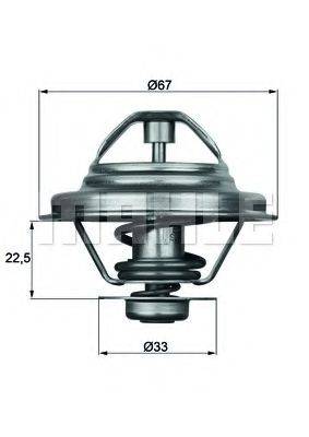 BEHR TX2487D Термостат, охолоджуюча рідина