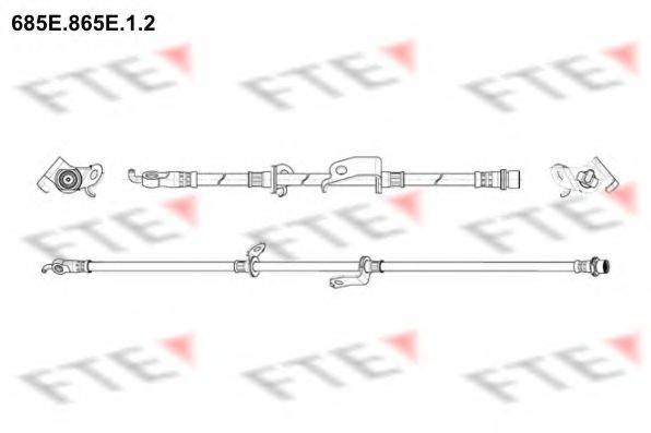 FTE 685E865E12 Гальмівний шланг