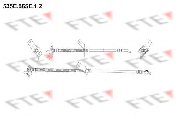 FTE 535E865E12 Гальмівний шланг