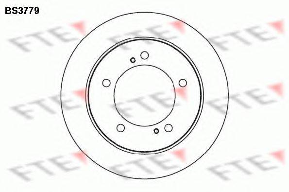 FTE BS3779 гальмівний диск