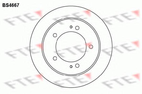FTE BS4667 гальмівний диск