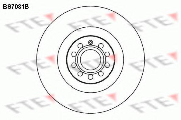 FTE BS7081B гальмівний диск