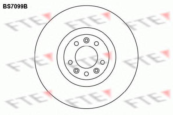 FTE BS7099B гальмівний диск