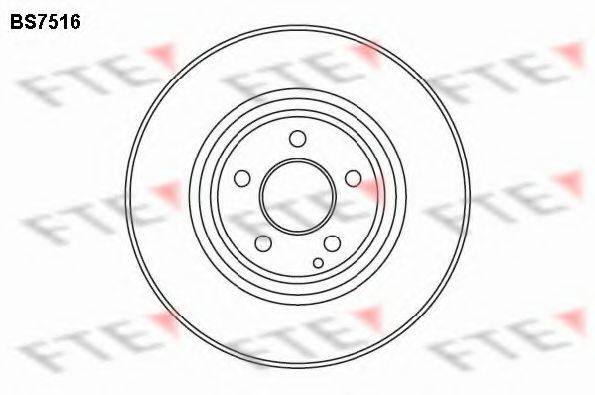 FTE BS7516 гальмівний диск