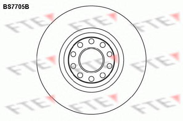 FTE BS7705B гальмівний диск