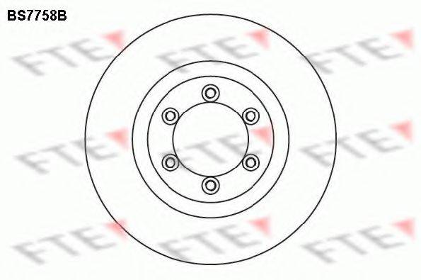 FTE BS7758B гальмівний диск