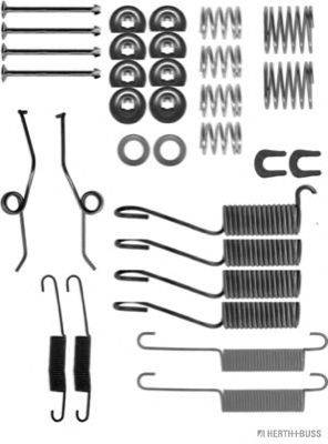 HERTH+BUSS JAKOPARTS J3562005 Комплектуючі, гальмівна колодка