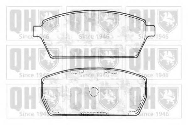 QUINTON HAZELL BP1182 Комплект гальмівних колодок, дискове гальмо