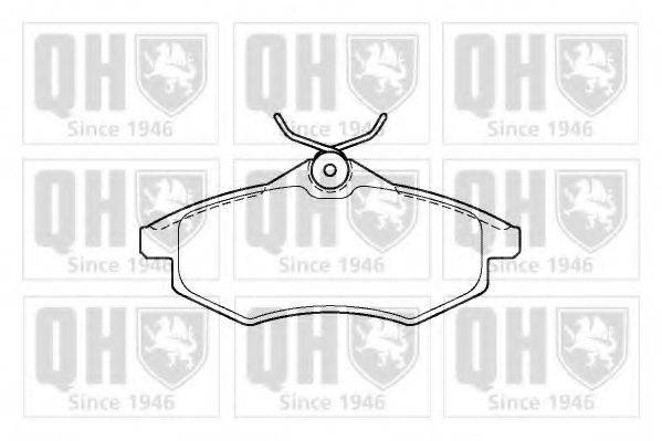 QUINTON HAZELL BP1350 Комплект гальмівних колодок, дискове гальмо