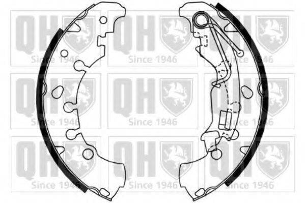 QUINTON HAZELL BS1163 Комплект гальмівних колодок