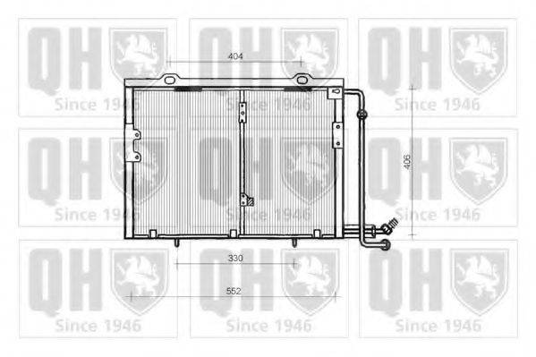 QUINTON HAZELL QCN108 Конденсатор, кондиціонер