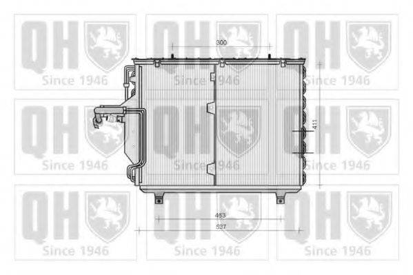 QUINTON HAZELL QCN114 Конденсатор, кондиціонер