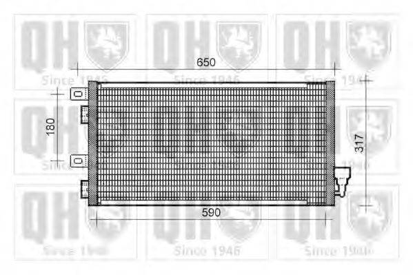 QUINTON HAZELL QCN216 Конденсатор, кондиціонер