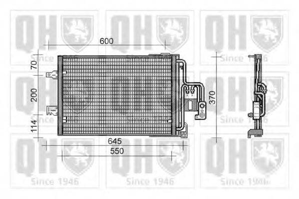 QUINTON HAZELL QCN454 Конденсатор, кондиціонер