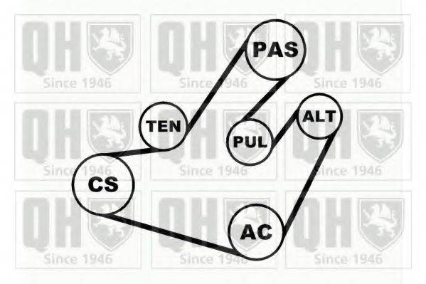 QUINTON HAZELL QDK32 Полікліновий ремінний комплект