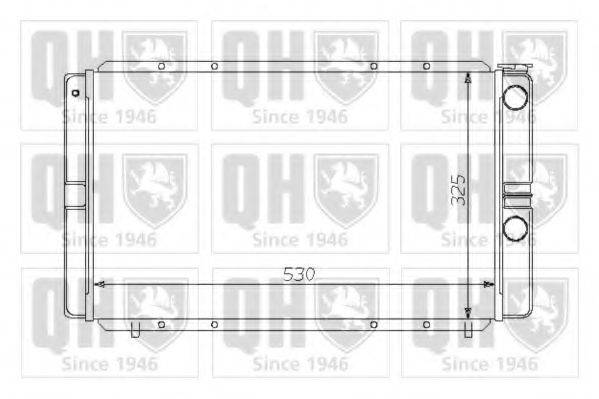 QUINTON HAZELL QER1316 Радіатор, охолодження двигуна