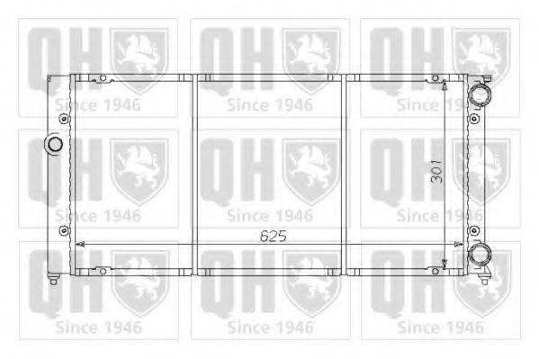 QUINTON HAZELL QER1414 Радіатор, охолодження двигуна