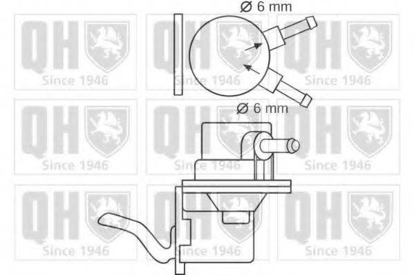 QUINTON HAZELL QFP146 Паливний насос