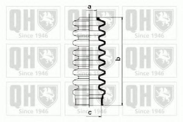 QUINTON HAZELL QG1077 Комплект пильника, рульове керування
