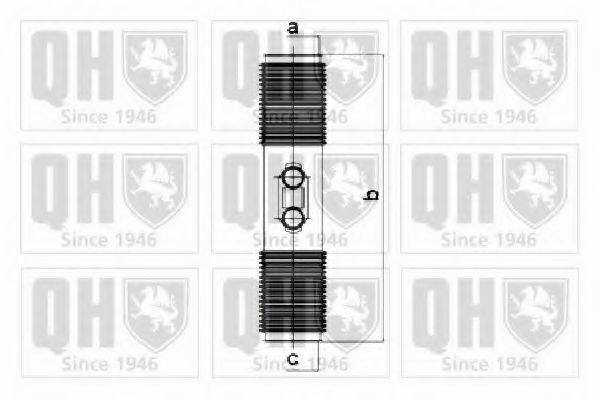 QUINTON HAZELL QG1228 Комплект пильника, рульове керування