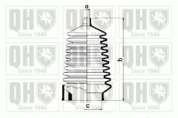 QUINTON HAZELL QG1260 Комплект пильника, рульове керування