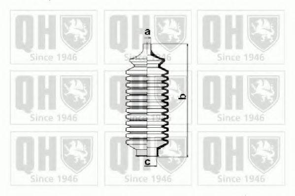 QUINTON HAZELL QG1370 Комплект пильника, рульове керування