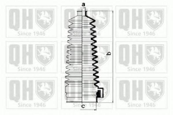 QUINTON HAZELL QG1405 Комплект пильника, рульове керування