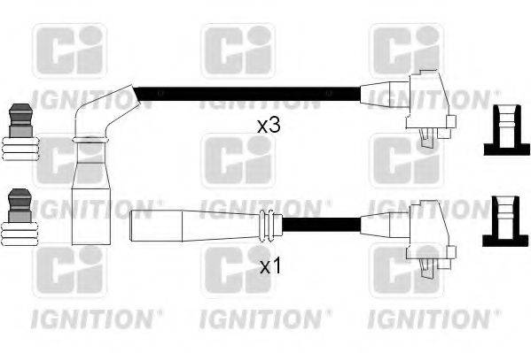 QUINTON HAZELL XC863 Комплект дротів запалювання