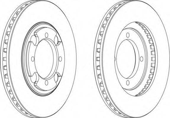 FERODO DDF6911 гальмівний диск