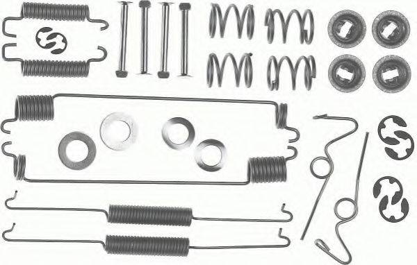 FERODO FBA116 Комплектуючі, гальмівна колодка