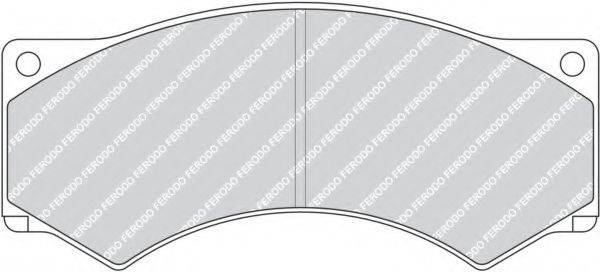 FERODO FCV376 Комплект гальмівних колодок, дискове гальмо