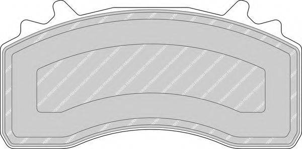 FERODO FCV4419 Комплект гальмівних колодок, дискове гальмо