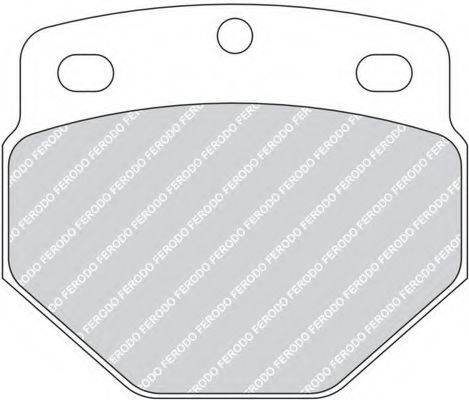 FERODO FCV594 Комплект гальмівних колодок, дискове гальмо