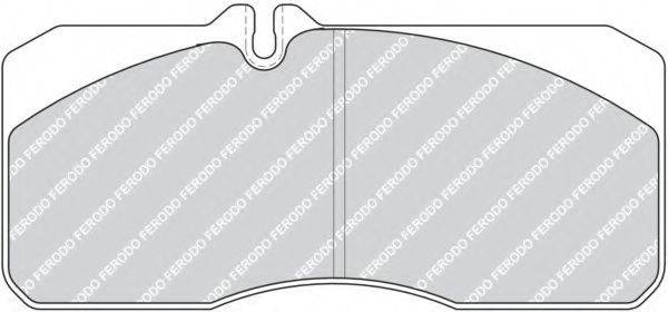 FERODO FCV987 Комплект гальмівних колодок, дискове гальмо
