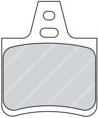 FERODO FDB1139 Комплект гальмівних колодок, дискове гальмо