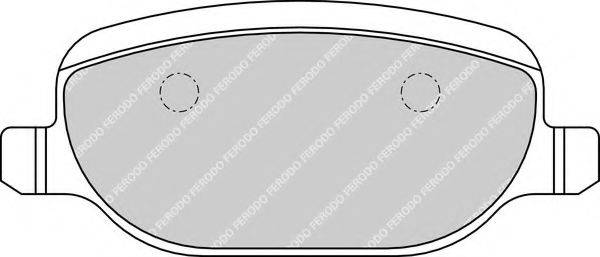 FERODO FDB1795 Комплект гальмівних колодок, дискове гальмо