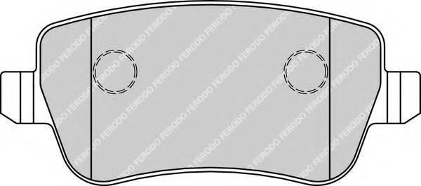 FERODO FDB1798 Комплект гальмівних колодок, дискове гальмо
