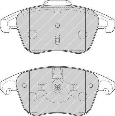 FERODO FDB1972 Комплект гальмівних колодок, дискове гальмо