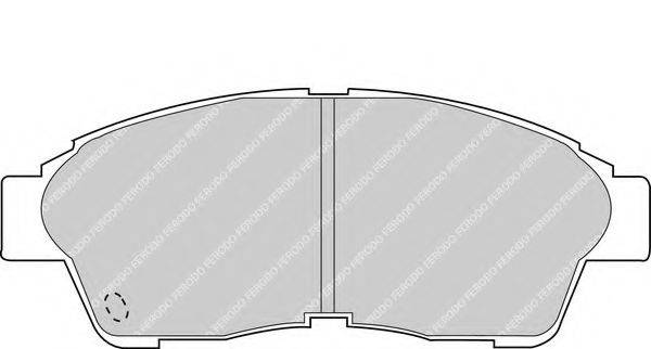 FERODO FDB867 Комплект гальмівних колодок, дискове гальмо