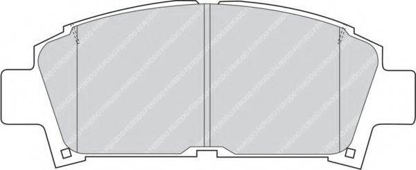 FERODO FDB928 Комплект гальмівних колодок, дискове гальмо