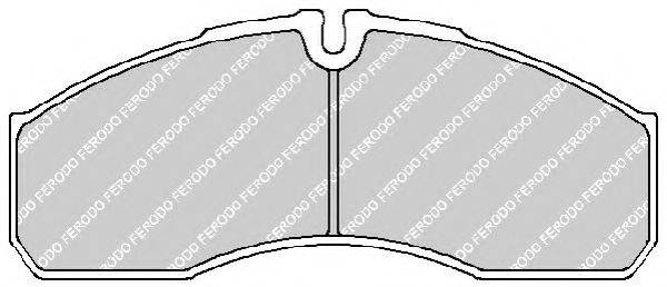 FERODO FVR1390 Комплект гальмівних колодок, дискове гальмо