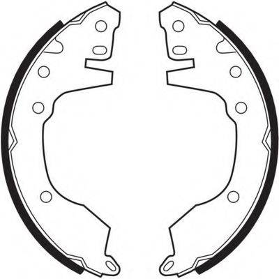 FERODO FSB290 Комплект гальмівних колодок